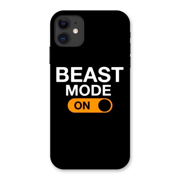 Beast Mode Switched On Back Case for iPhone 11