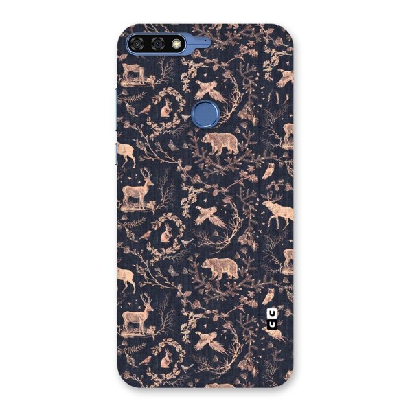 Beautiful Animal Design Back Case for Honor 7C