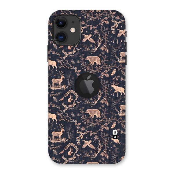 Beautiful Animal Design Back Case for iPhone 11 Logo Cut