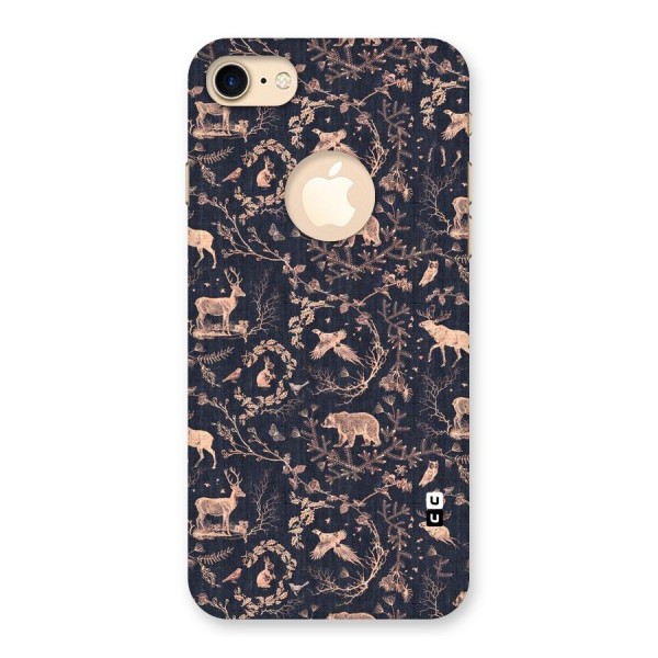 Beautiful Animal Design Back Case for iPhone 7 Logo Cut