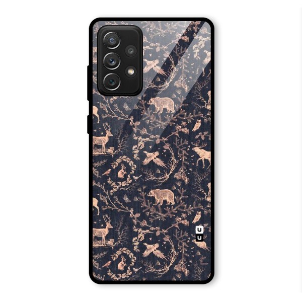 Beautiful Animal Design Glass Back Case for Galaxy A72
