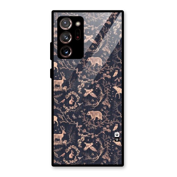 Beautiful Animal Design Glass Back Case for Galaxy Note 20 Ultra