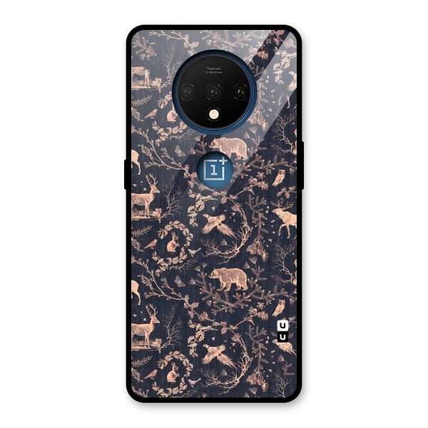 Beautiful Animal Design Glass Back Case for OnePlus 7T