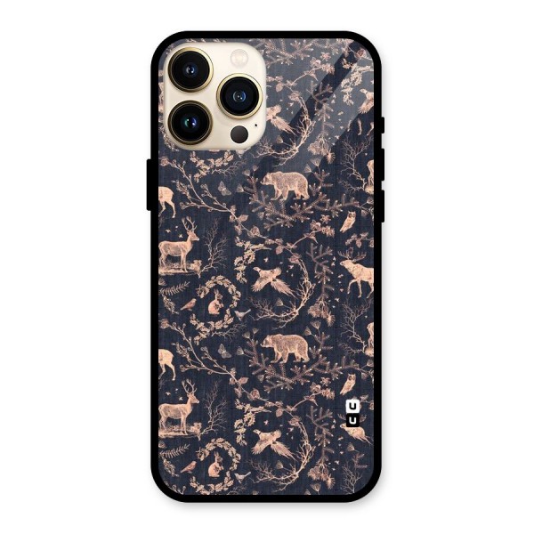 Beautiful Animal Design Glass Back Case for iPhone 13 Pro Max