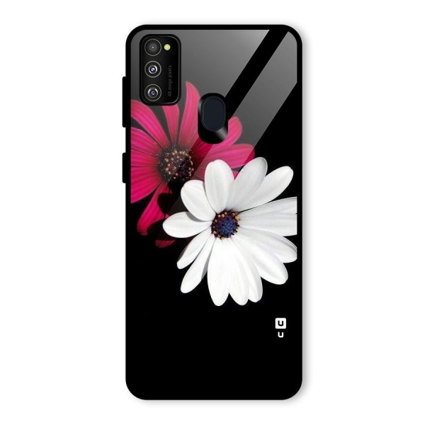 Beautiful Blooming Glass Back Case for Galaxy M21