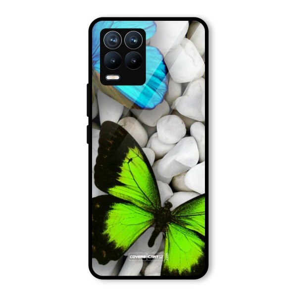 Beautiful Butterflies Glass Back Case for Realme 8
