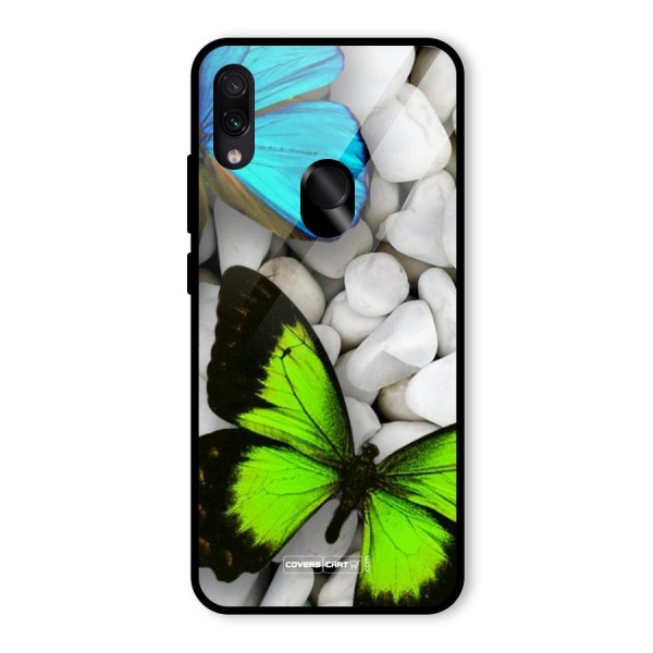 Beautiful Butterflies Glass Back Case for Redmi Note 7 Pro