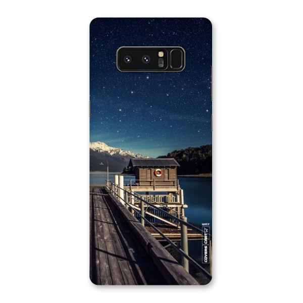 Beautiful Dock Hut Back Case for Galaxy Note 8