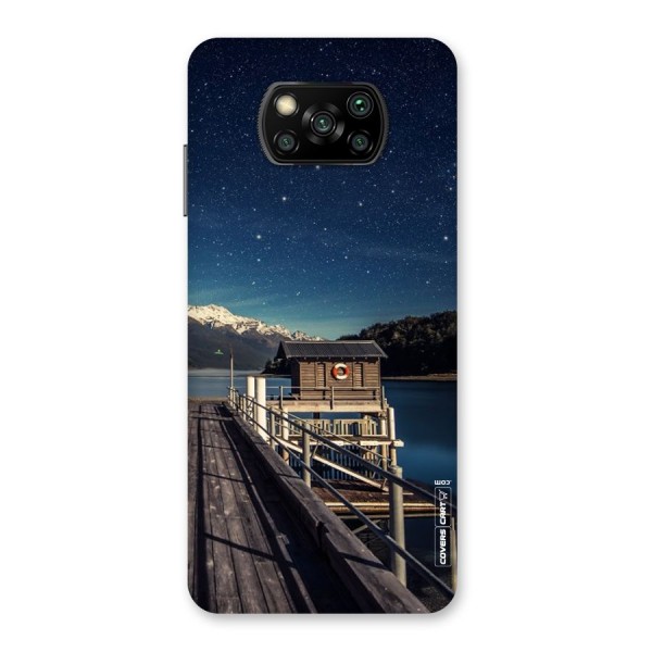 Beautiful Dock Hut Back Case for Poco X3