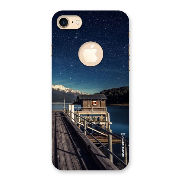 Beautiful Dock Hut Back Case for iPhone 7 Logo Cut