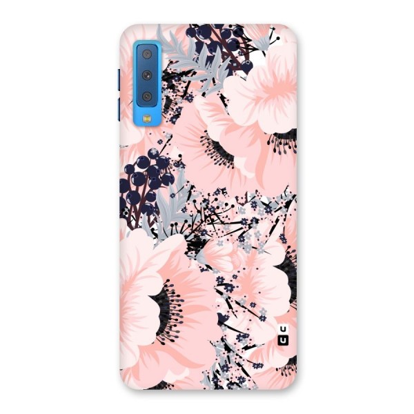 Beautiful Flowers Back Case for Galaxy A7 (2018)