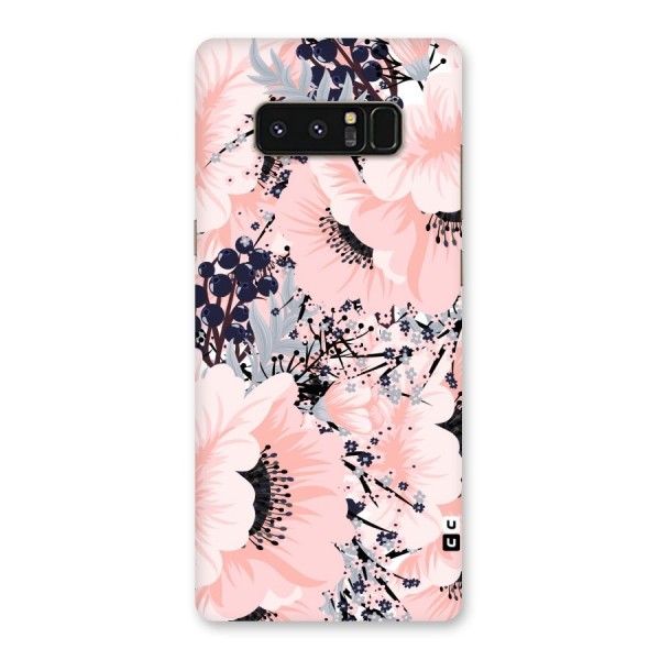 Beautiful Flowers Back Case for Galaxy Note 8