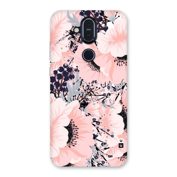 Beautiful Flowers Back Case for Nokia 8.1