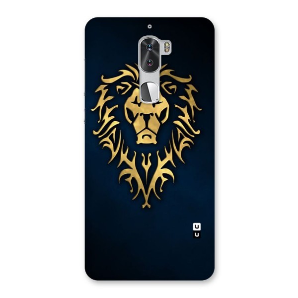 Beautiful Golden Lion Design Back Case for Coolpad Cool 1