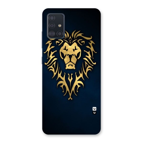 Beautiful Golden Lion Design Back Case for Galaxy A51