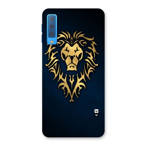 Beautiful Golden Lion Design Back Case for Galaxy A7 (2018)