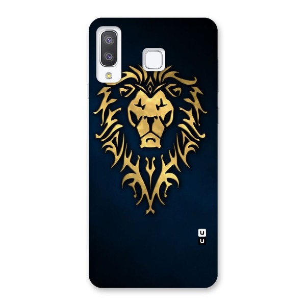 Beautiful Golden Lion Design Back Case for Galaxy A8 Star