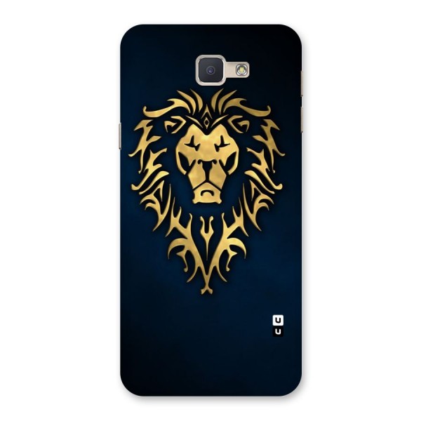 Beautiful Golden Lion Design Back Case for Galaxy J5 Prime