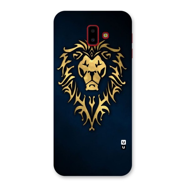 Beautiful Golden Lion Design Back Case for Galaxy J6 Plus