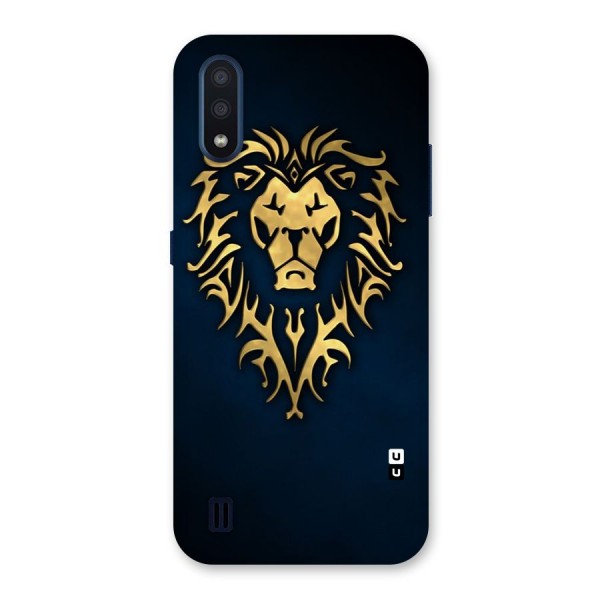Beautiful Golden Lion Design Back Case for Galaxy M01