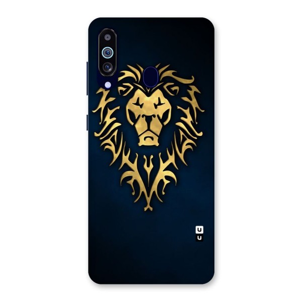 Beautiful Golden Lion Design Back Case for Galaxy M40