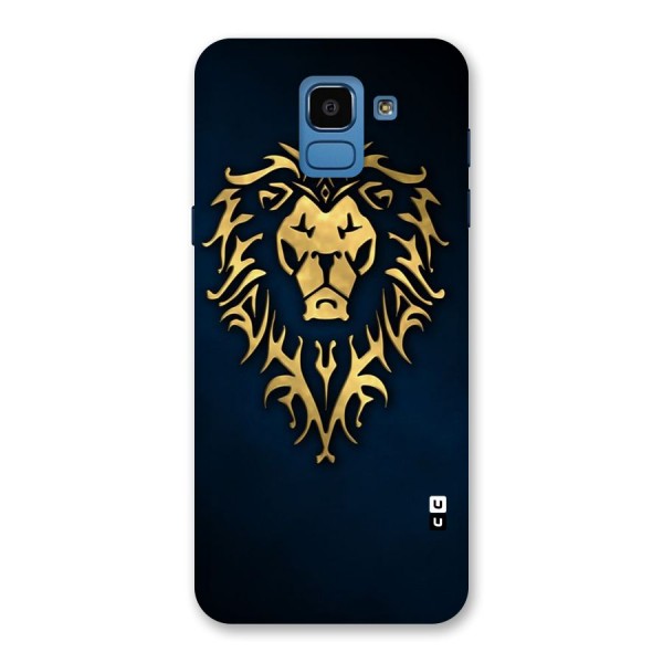 Beautiful Golden Lion Design Back Case for Galaxy On6