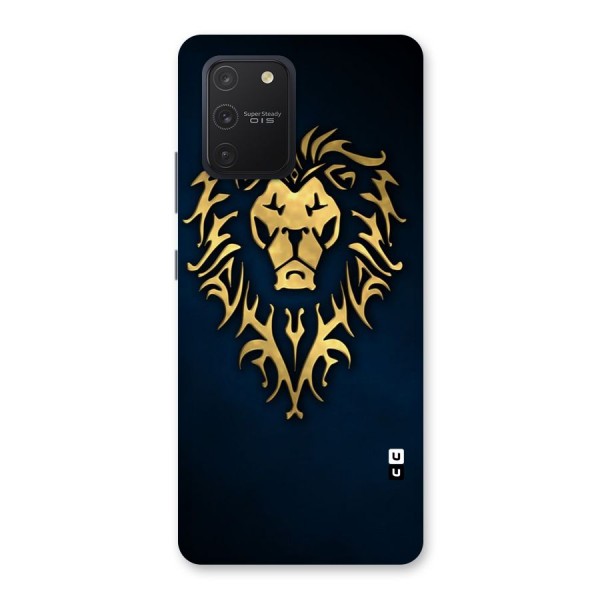 Beautiful Golden Lion Design Back Case for Galaxy S10 Lite