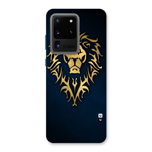 Beautiful Golden Lion Design Back Case for Galaxy S20 Ultra