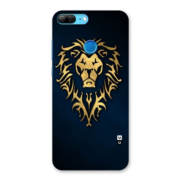 Beautiful Golden Lion Design Back Case for Honor 9 Lite