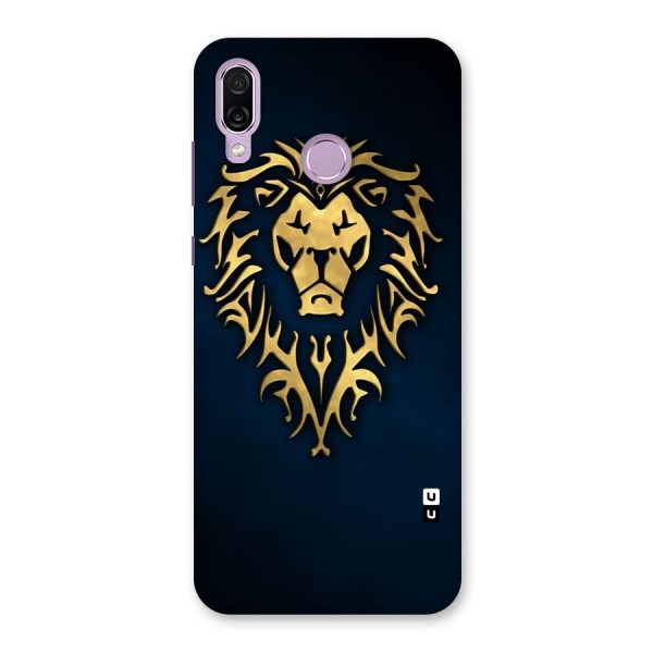 Beautiful Golden Lion Design Back Case for Honor Play