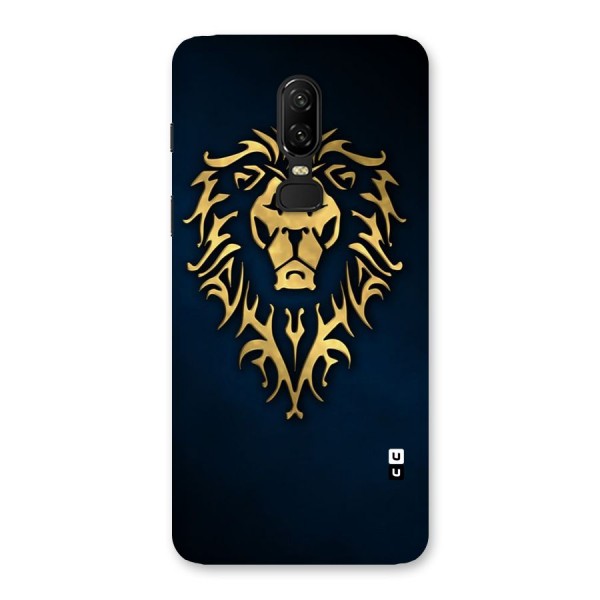 Beautiful Golden Lion Design Back Case for OnePlus 6