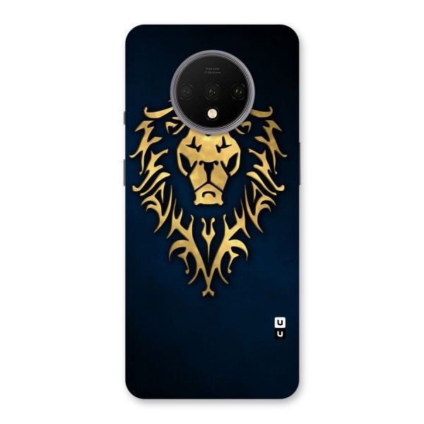 Beautiful Golden Lion Design Back Case for OnePlus 7T
