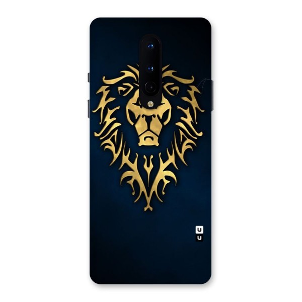 Beautiful Golden Lion Design Back Case for OnePlus 8
