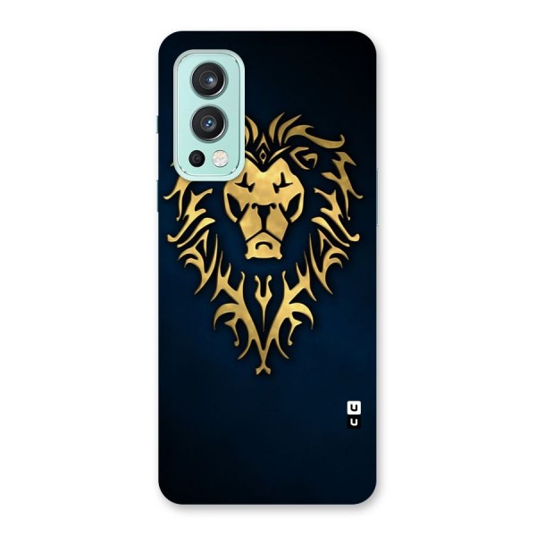 Beautiful Golden Lion Design Back Case for OnePlus Nord 2 5G