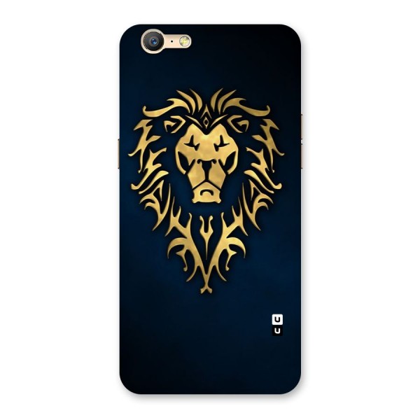 Beautiful Golden Lion Design Back Case for Oppo A39
