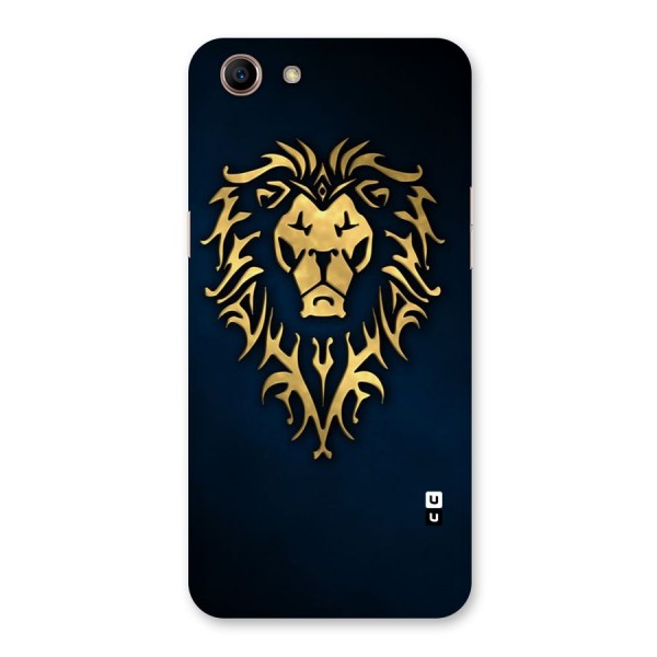 Beautiful Golden Lion Design Back Case for Oppo A83 (2018)