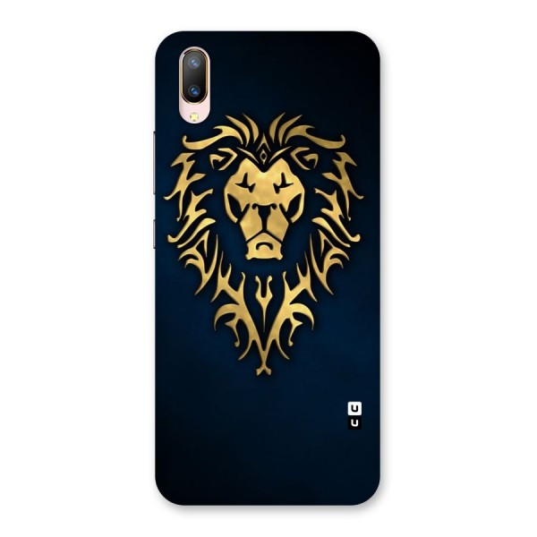 Beautiful Golden Lion Design Back Case for Vivo V11 Pro