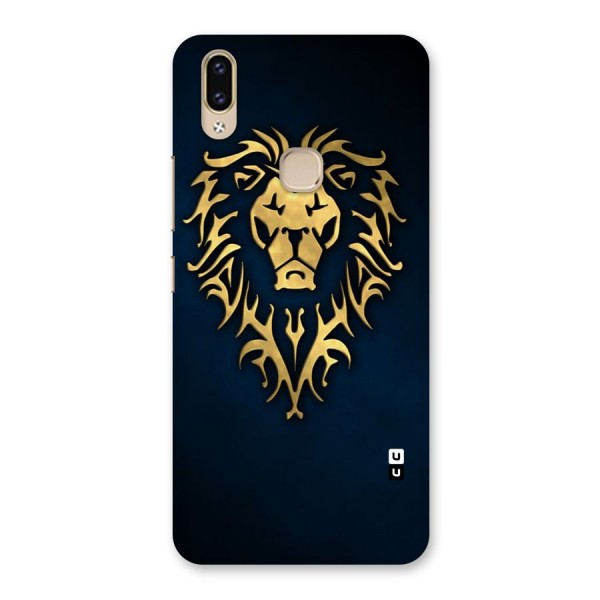 Beautiful Golden Lion Design Back Case for Vivo V9