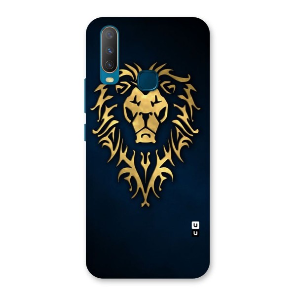 Beautiful Golden Lion Design Back Case for Vivo Y15