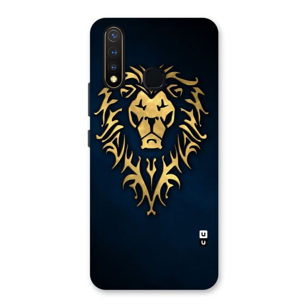 Beautiful Golden Lion Design Back Case for Vivo Y19
