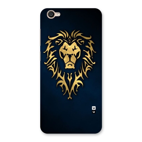 Beautiful Golden Lion Design Back Case for Vivo Y55