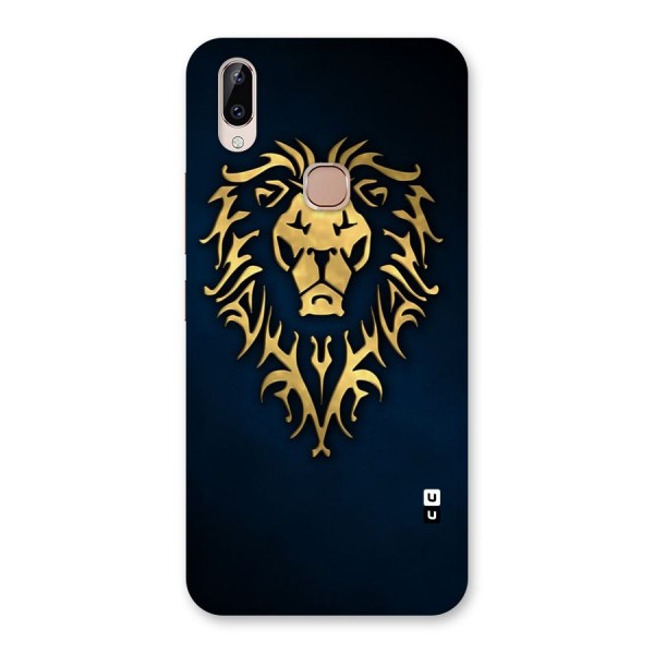 Beautiful Golden Lion Design Back Case for Vivo Y83 Pro