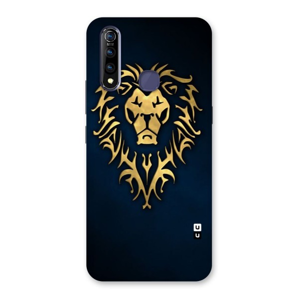 Beautiful Golden Lion Design Back Case for Vivo Z1 Pro