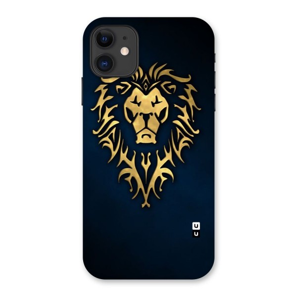 Beautiful Golden Lion Design Back Case for iPhone 11