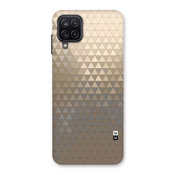 Beautiful Golden Pattern Back Case for Galaxy A12