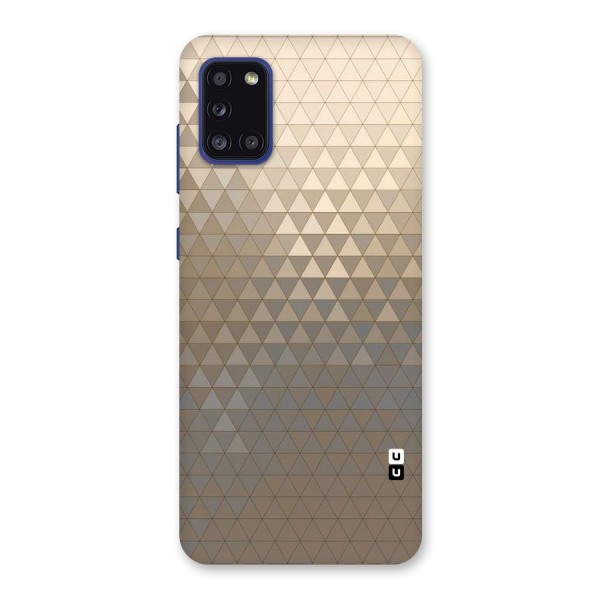 Beautiful Golden Pattern Back Case for Galaxy A31
