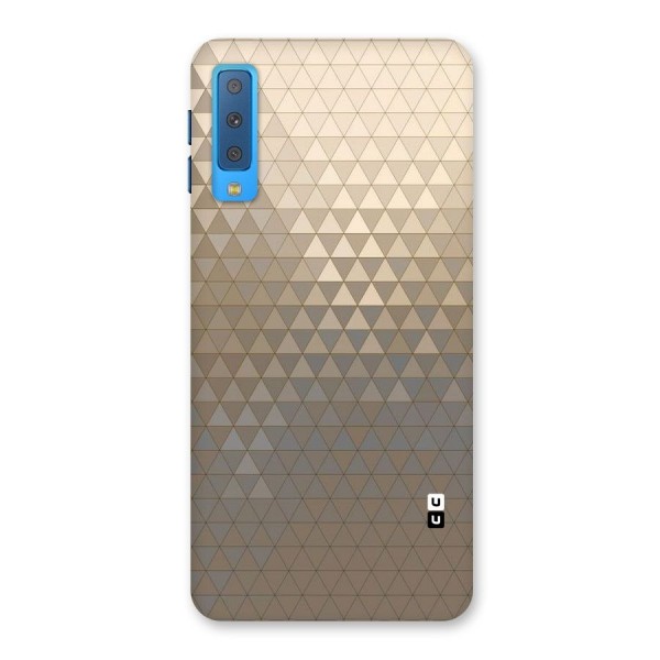 Beautiful Golden Pattern Back Case for Galaxy A7 (2018)