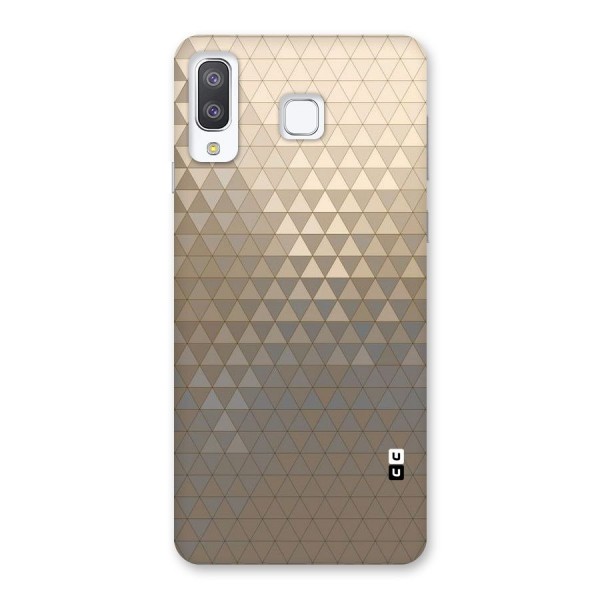Beautiful Golden Pattern Back Case for Galaxy A8 Star