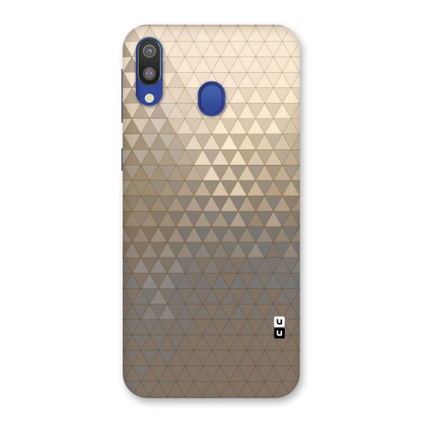 Beautiful Golden Pattern Back Case for Galaxy M20