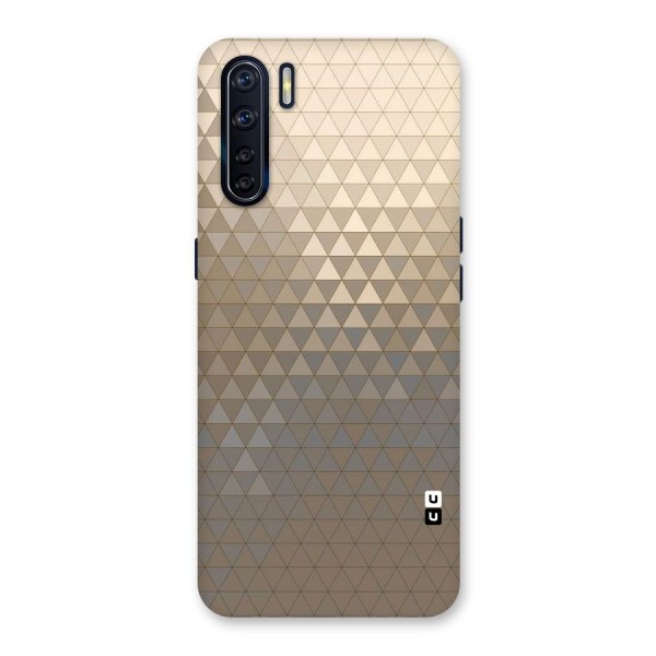 Beautiful Golden Pattern Back Case for Oppo F15